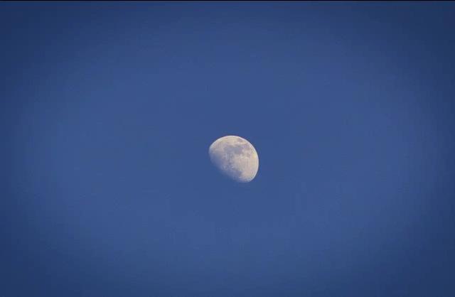Foto a la luna llena